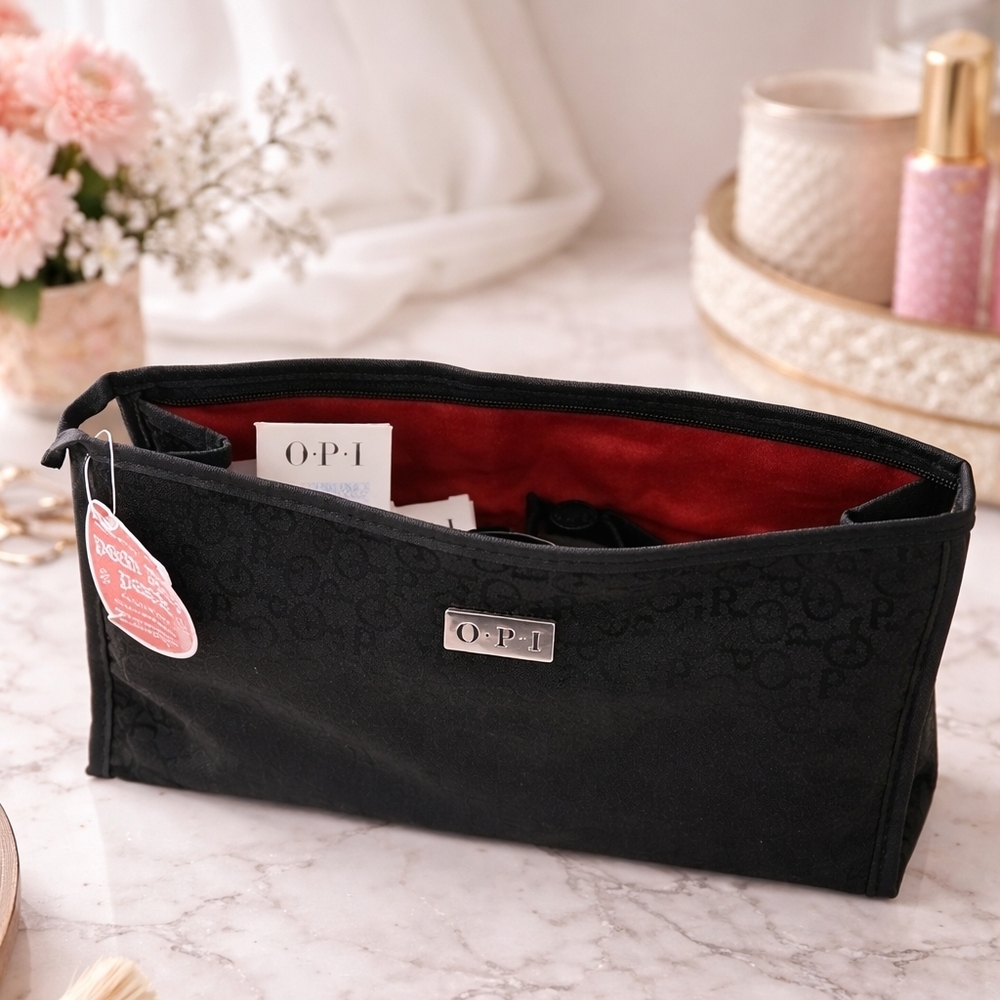 OPI Black Pedicure / Cosmetic Case